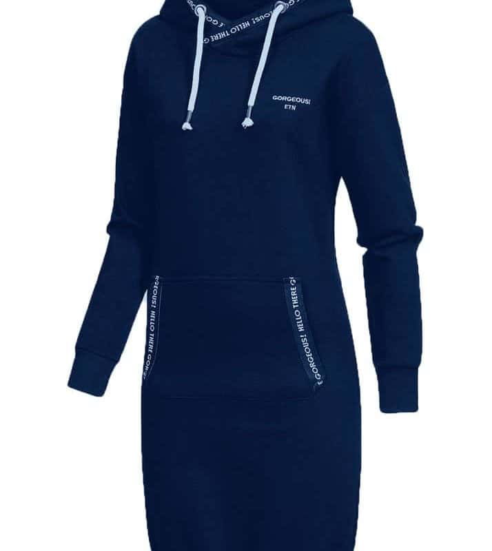 Eight2Nine pulóver női sweat dress, blue