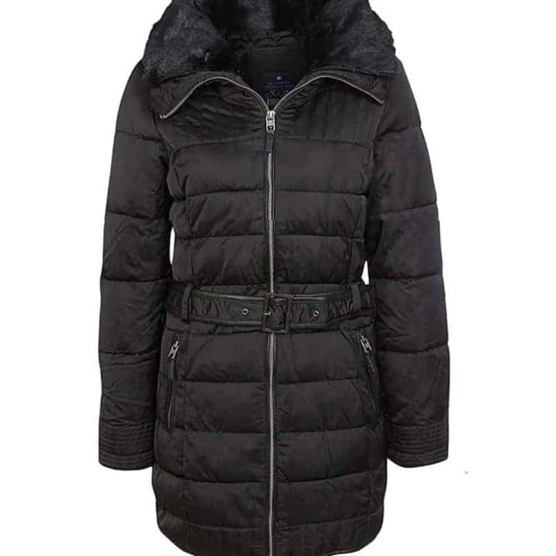 Fresh Made kabát női steppelt black, S