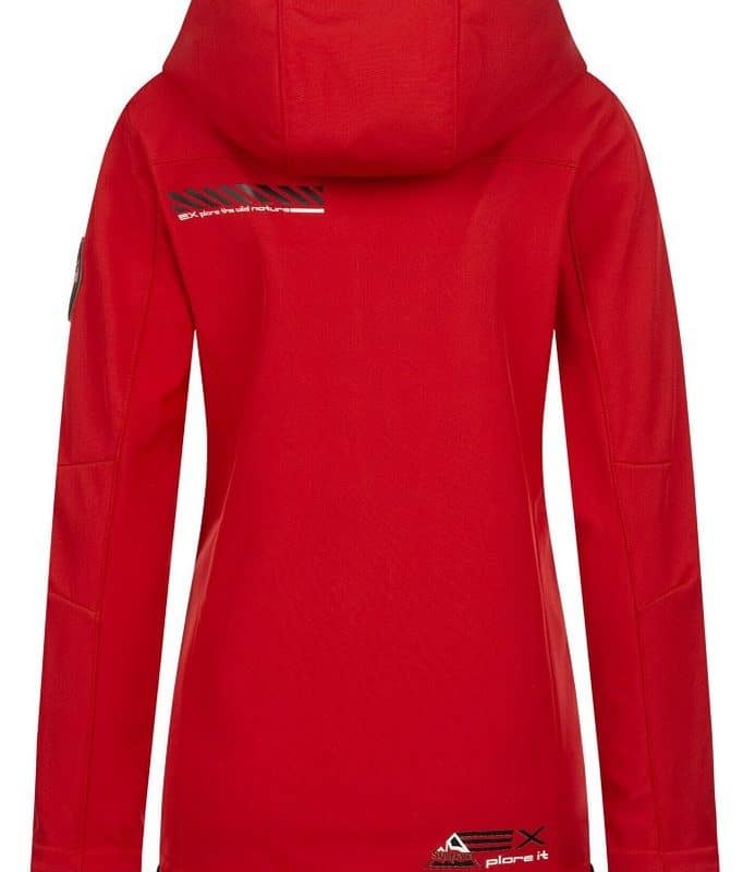 Sublevel kabát női softshell, explorer, red