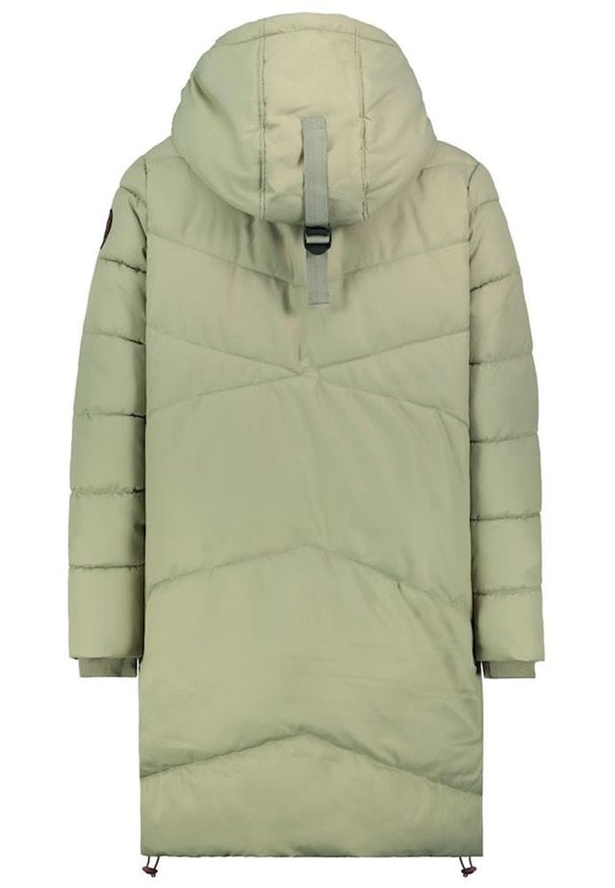 Fresh Made steppelt extra hosszú kabát light green - Image 2