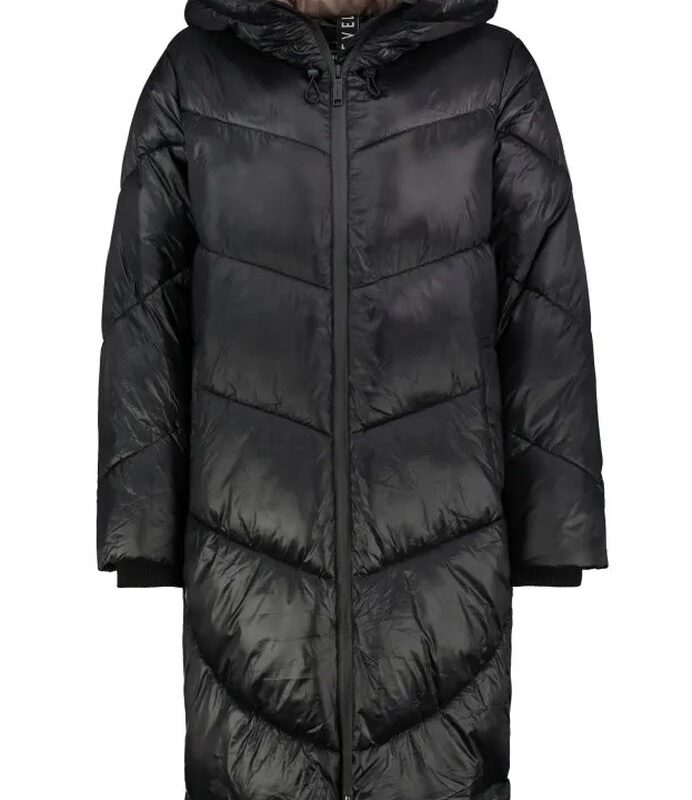 Sublevel kabát női steppelt hosszú black