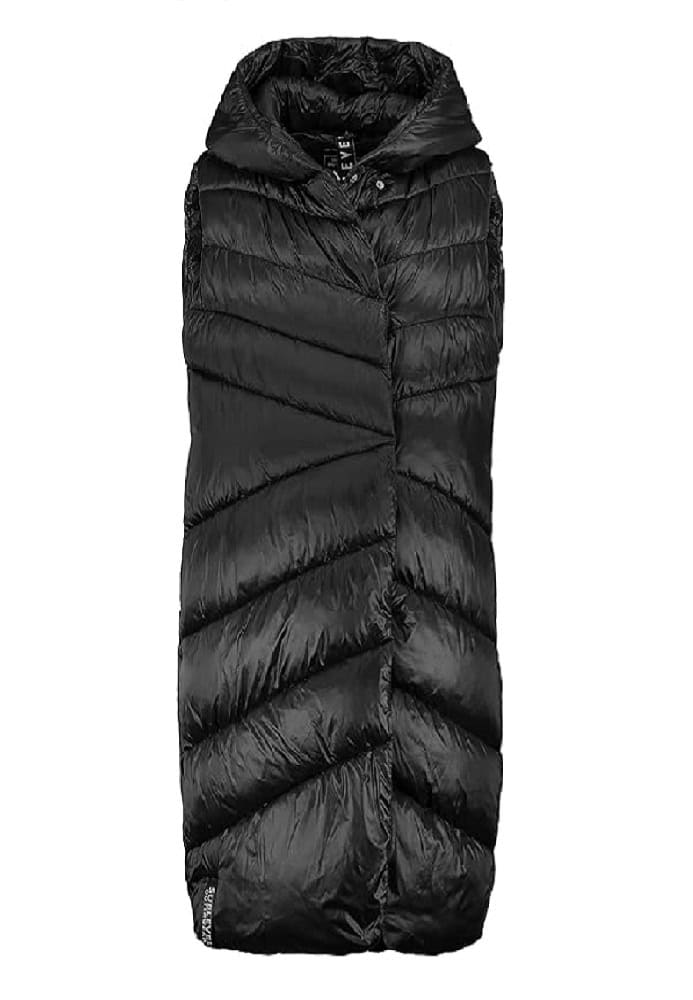 Sublevel mellény női steppelt extra hosszú black - Image 2