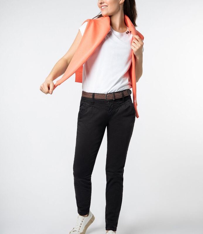 Sublevel nadrág női, chino, black