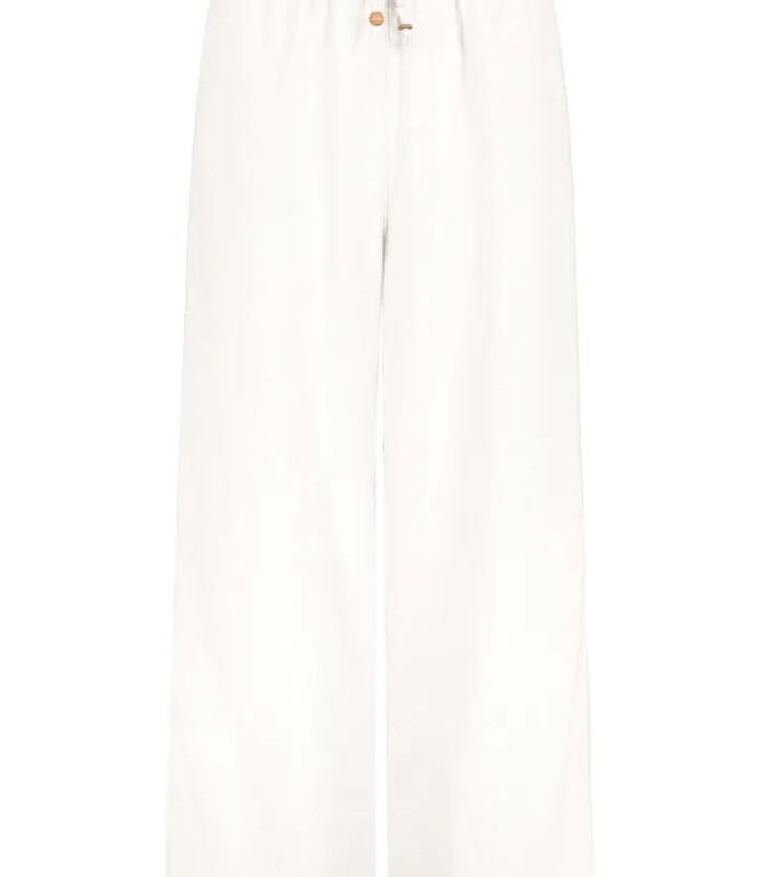 Sublevel nadrág női, len, bőszárú, white