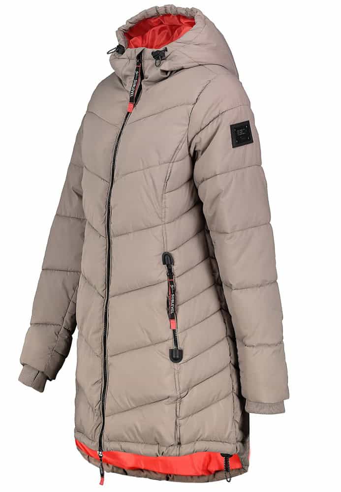Sublevel kabát női, sportos, steppelt, light brown - Image 2